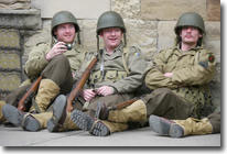 US Soldiers, Wartime weekend, Pickering, North Yorkshire Moors Railway